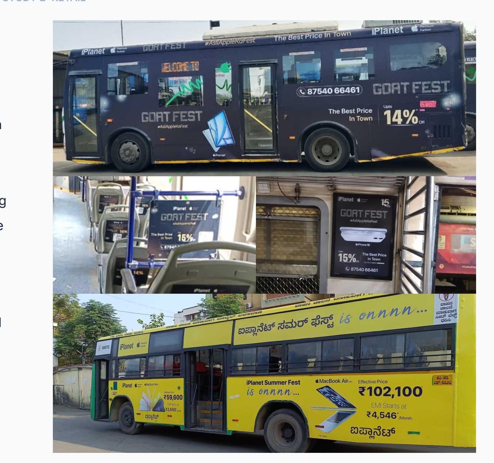 iPlanet — Apple Premium Reseller outdoor campaign by Moonmakers Advertising