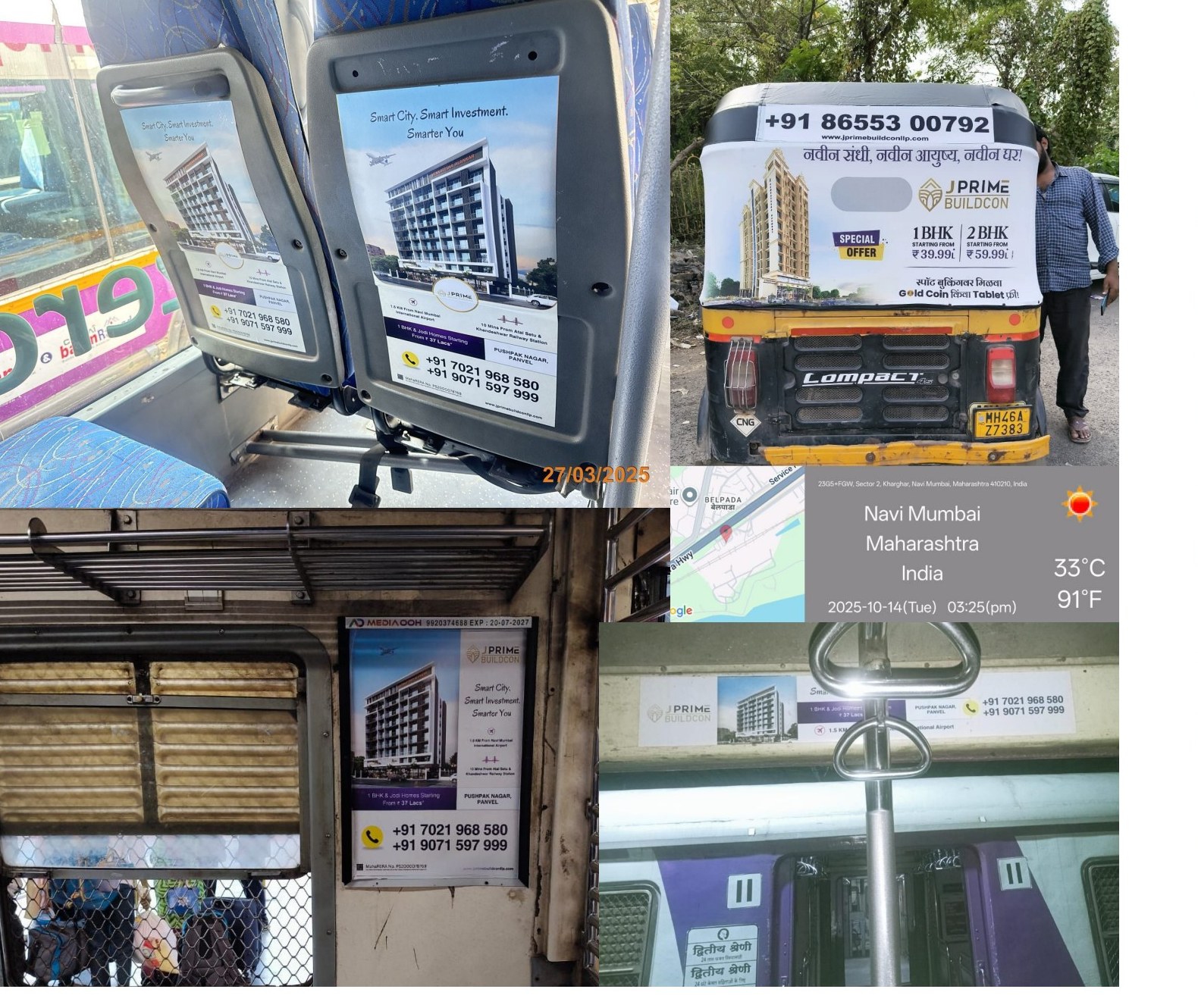 J Prime Builders outdoor campaign by Moonmakers Advertising